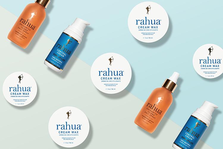 Rahua cream wax , rahua enchanted island salt spray , rahua control cream