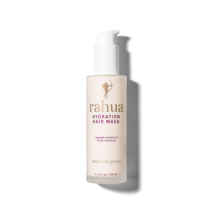 glass bottle of hydration hair mask on plain white background  Rahua Hydration Hair Mask|variant:4-oz